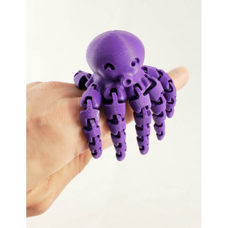 Pulpo Lula Articulado em 3D Personalizado Divertido