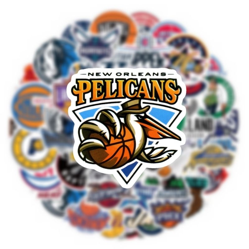 Adesivo Vinil Brilho New Orleans Pelicans