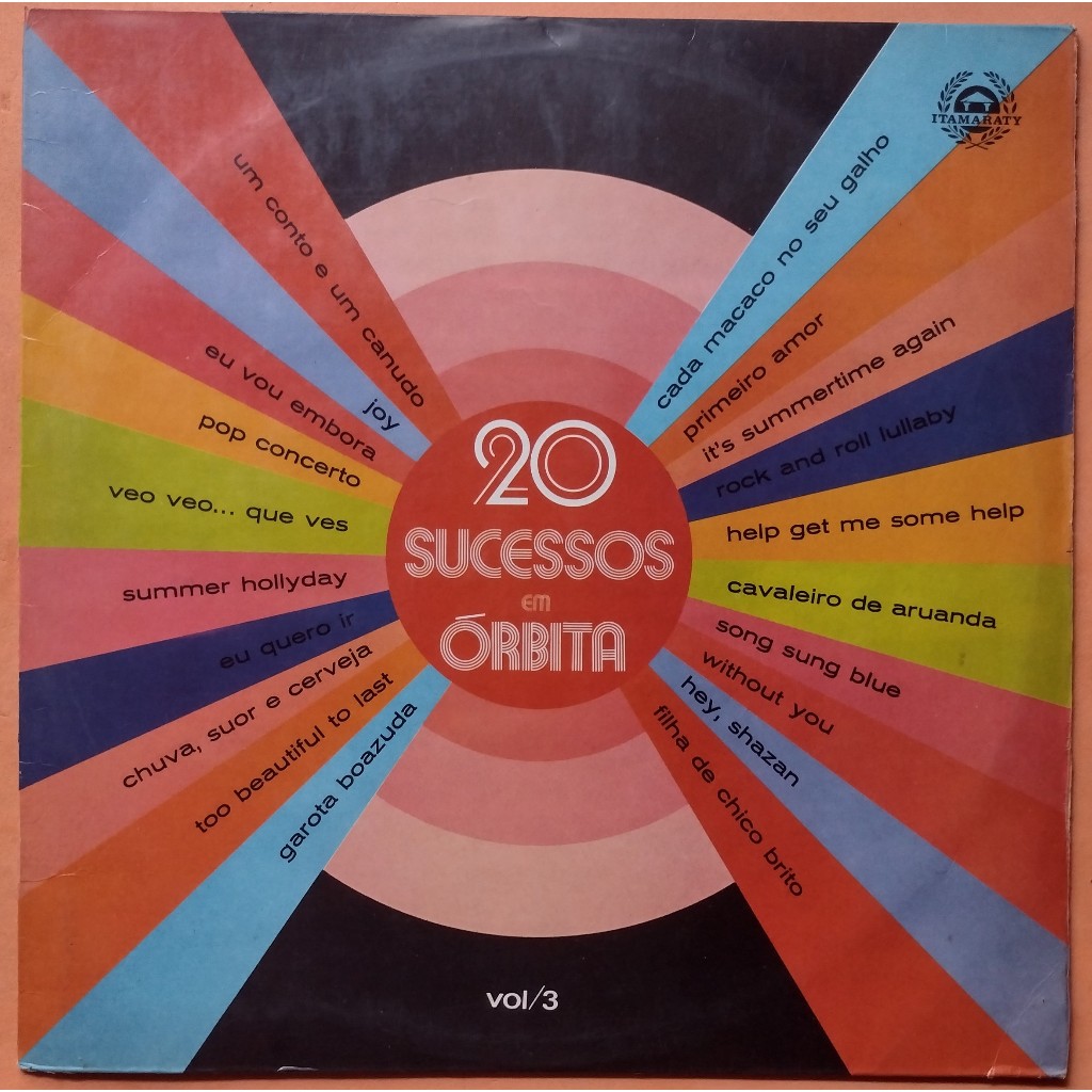 LP 20 SUCESSOS EM ÓRBITA VOL 3 GENTLE PEOPLE EXPLOSÃO DO SAMBA VINIL