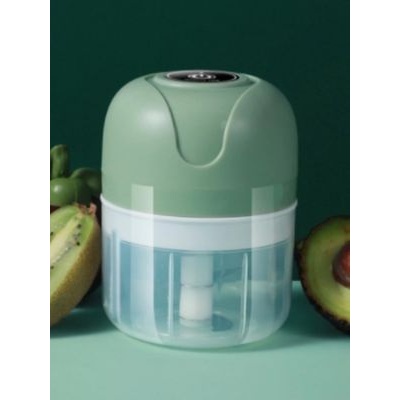 Mini Processador Elétrico Moedor Carne Vegetais Alho Fruta Amendoim Recarregável USB 250ml