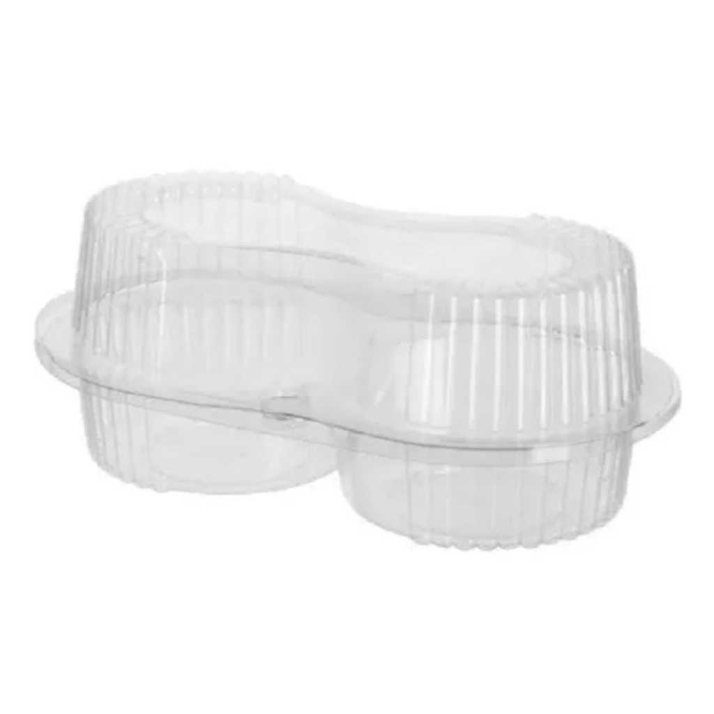 100un Embalagem Para 2 Cupcakes Doce /Salgado- Galvanotek G14