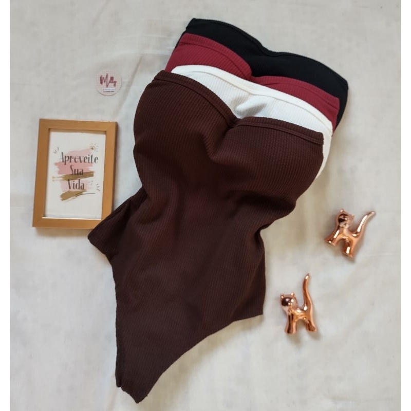 Body Coração Tomara que Caia Anaruga em Oferta na Shopee