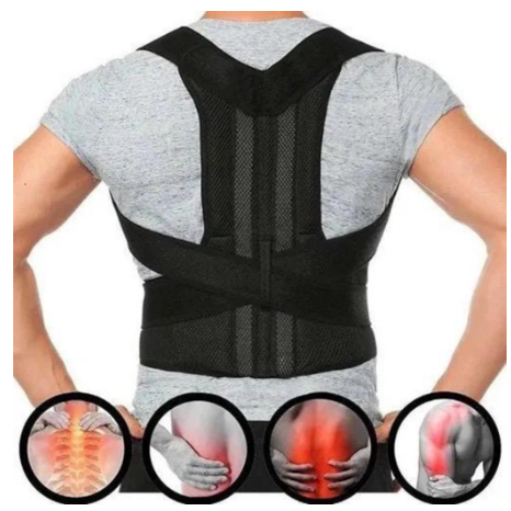 BBJ Cinta Colete Unissex Reforçada Corretor Postural Coluna Lombar Forte em Oferta na Shopee