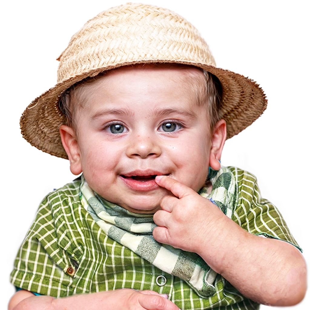 Chapéu de Palha Infantil Bebê para Festa Junina Arraiá Estilo Caipira