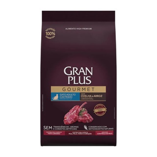 Ração Gran Plus 10,1kg Gourmet Gatos Castrados Ovelha em Oferta na Shopee