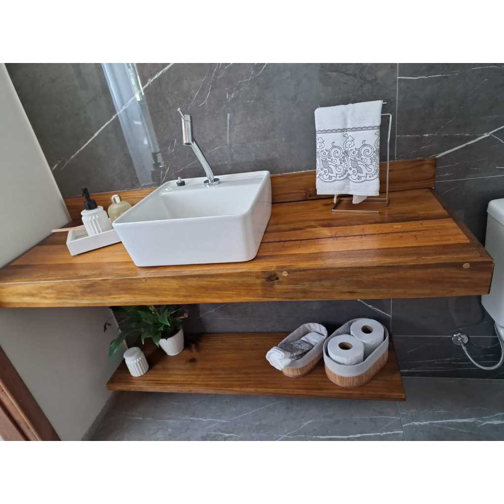 Prateleira Rústica para Banheiro: Onde Comprar | BuscaProdutos