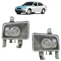 Par Farol de Milha Auxiliar Vectra 2000 2001 2002 2003 2004 2005 Cinza