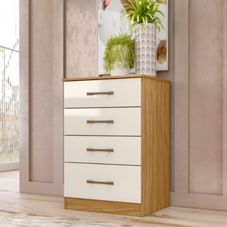 Cômoda Ms913 Organizadora Roupa Para Quarto 4 Gavetas em Oferta na Shopee