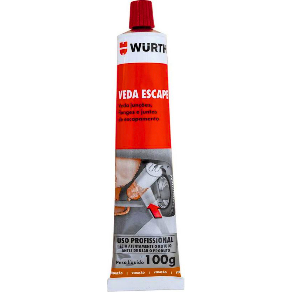 Veda Escape Reparador Tubulação Forno Estufa Wurth 100g em Oferta na Shopee