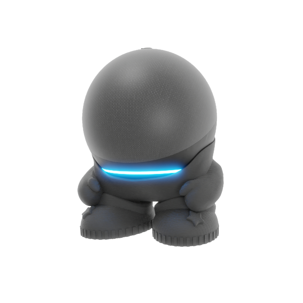 Splin Suporte Base De Mesa Alexa Para Echo Dot 5 - Dot Joy - A Echo Dot mais "good vibes"