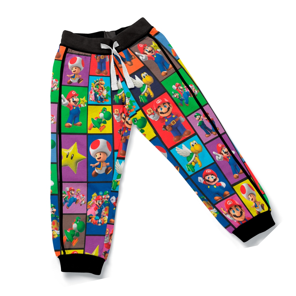 Calça de Moletom Infantil Quentinha Unissex Festa Lazer Pijama Fofinho Personagens