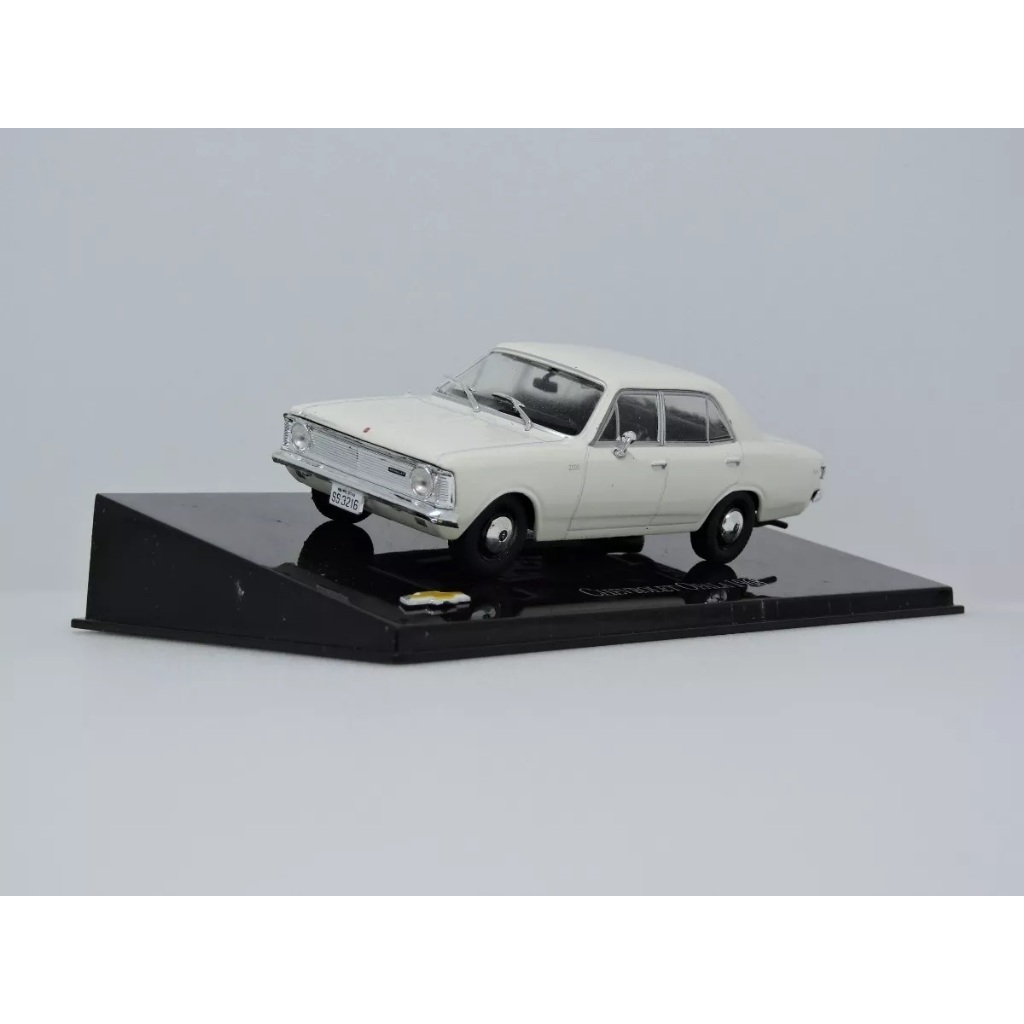 Miniatura Chevrolet Collection Opala 1968 Branco Ixo 1/43