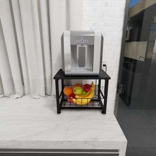 Fruteira De Aço Para Casa Decoração Elegante Preto Fosco em Oferta na Shopee