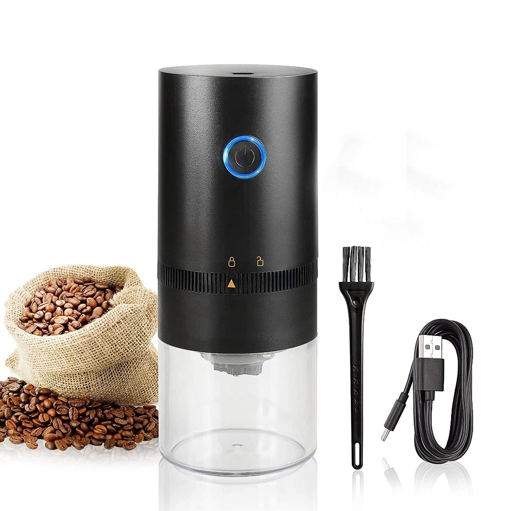 Imagem Moedor de Café Elétrico Portátil Núcleo de Moagem Cerâmica feijão Moinho Moedor carga USB profissional SUPER U