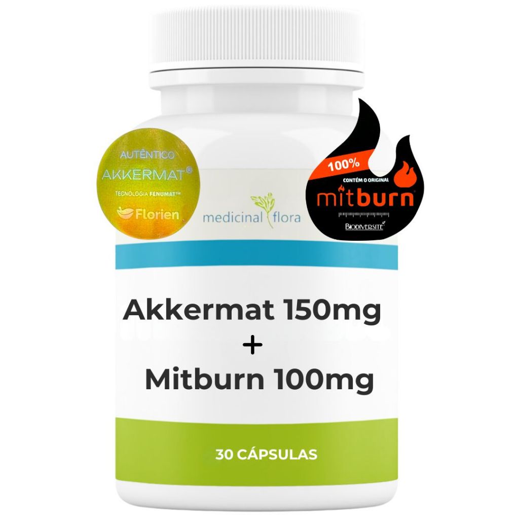 Akkermat 150mg + Mit 100mg 30 Cápsulas - Com Selo de Autenticidade em Oferta na Shopee