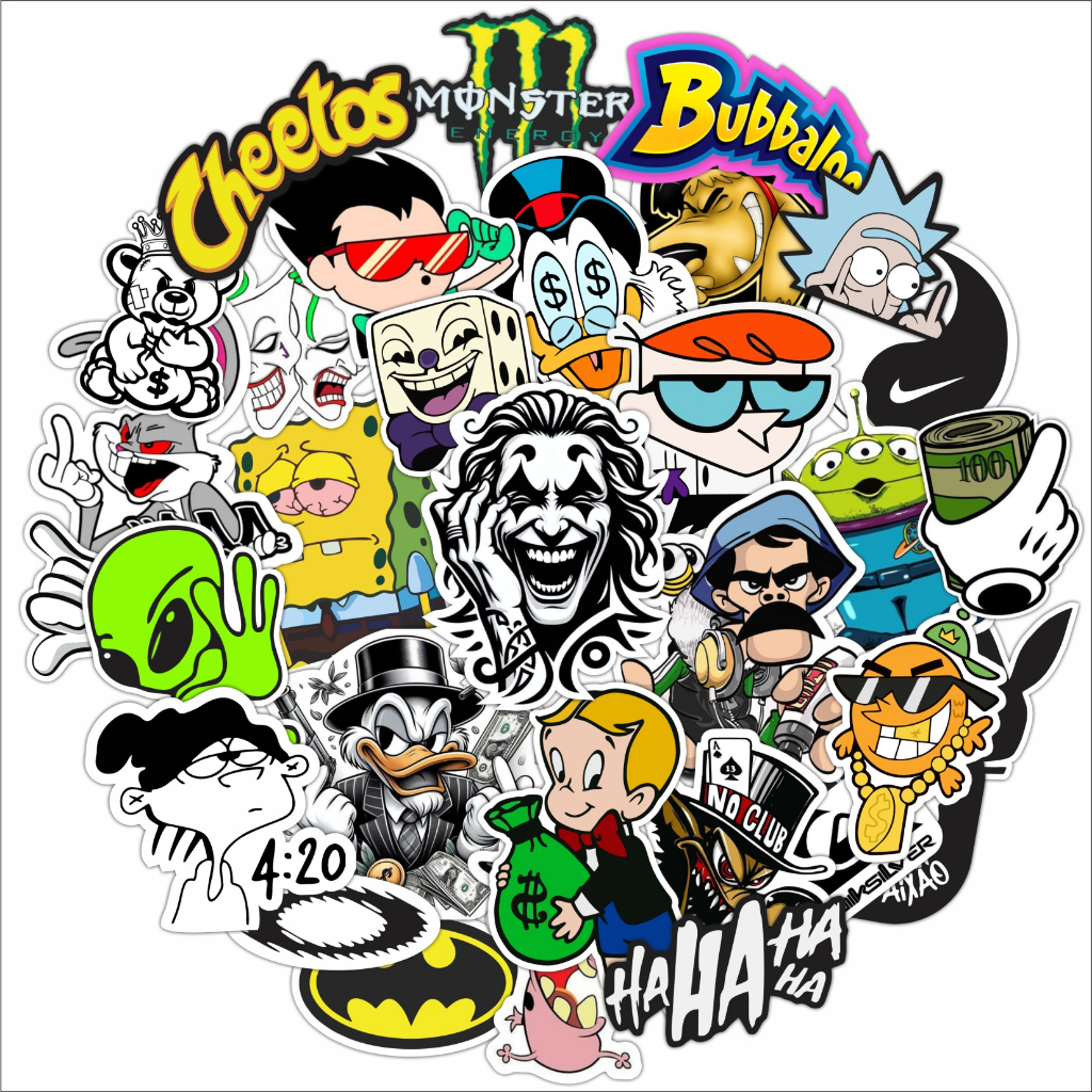 Adesivos Para Moto 244 Bike Carro Cartela Kit 42 Modelos Diferentes