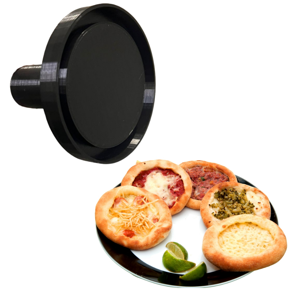 Molde Modelador Esfiha Aberta Cortador Mini Pizza Habbibs Todos os Tamanhos