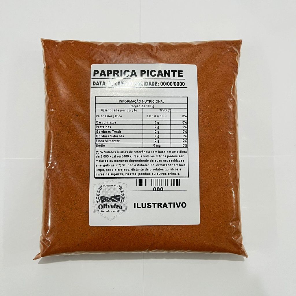 Tempero Condimento Páprica Picante 1kg