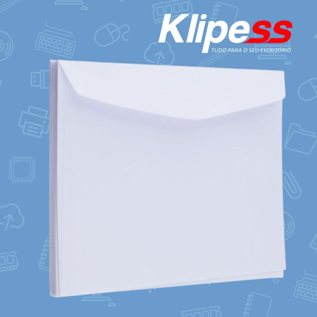 Envelope Branco Carta 114x162 (COF10) unidades 100 Scrity. — imagem 2 de 2