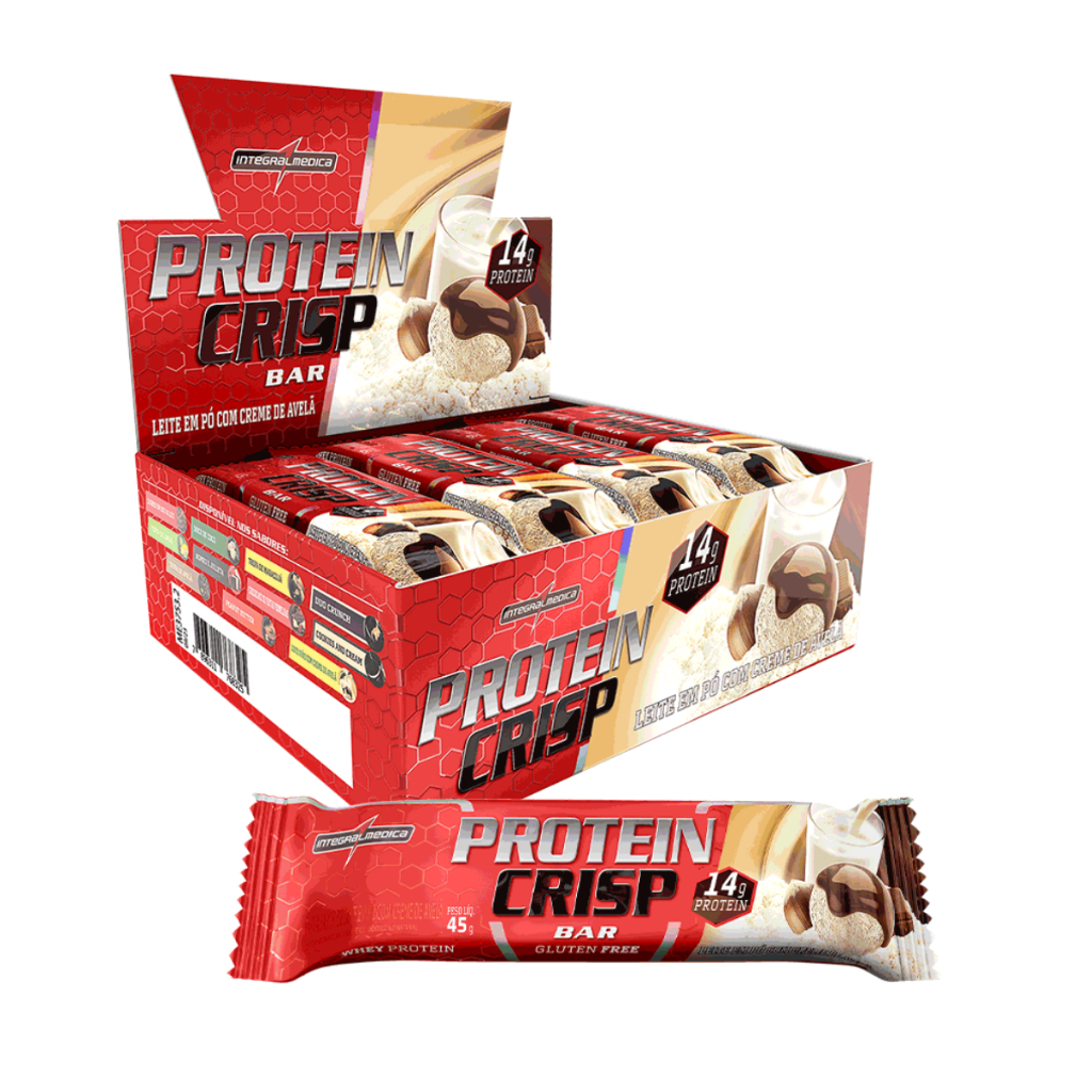 Protein Crisp Barra de Proteína Integralmédica 12 unidades 45g
