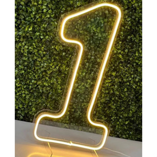 NUMERO PARA DECORAÇÃO LED NEON ( 60 cm DE ALTURA ) modelo 2 em Oferta na Shopee
