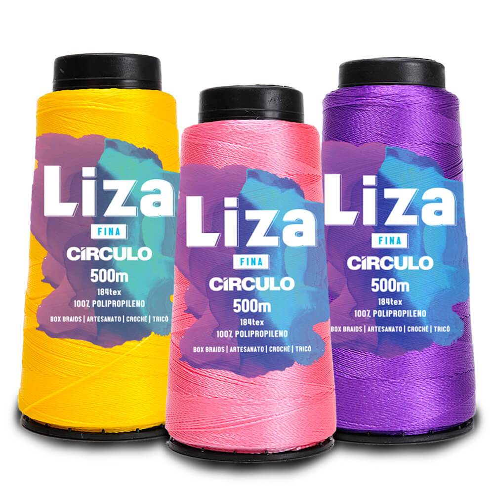 Linha Liza Fina Circulo 500m em Oferta na Shopee
