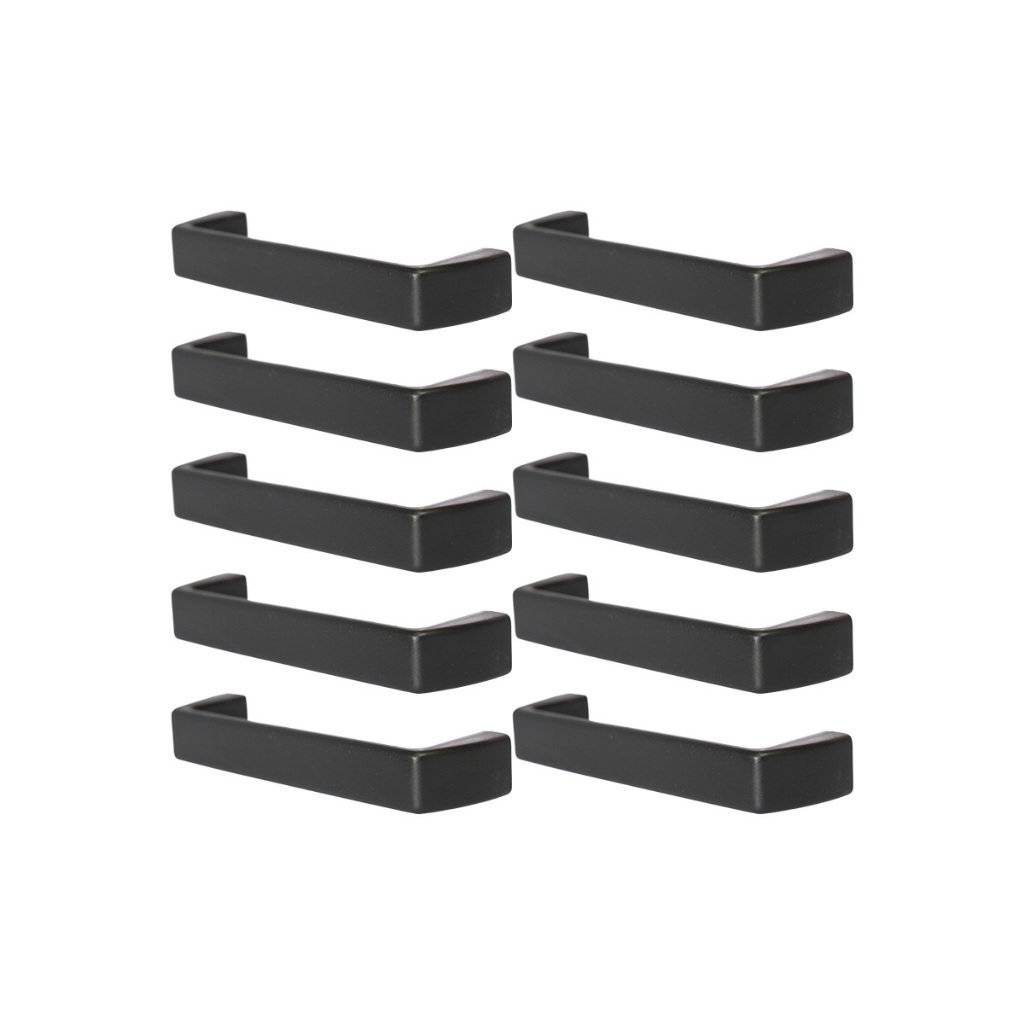 Kit 50 Puxadores Para Movel Gaveta Arquivo Aço Escritório 9,6cm