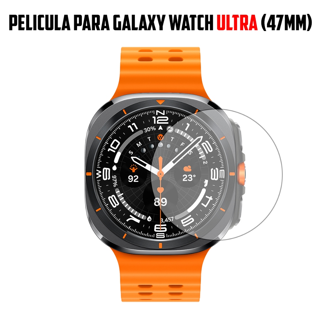 Película de vidro temperado para Smartwatch Samsung galaxy watch Ultra 47mm SM-L705F Proteção Tela