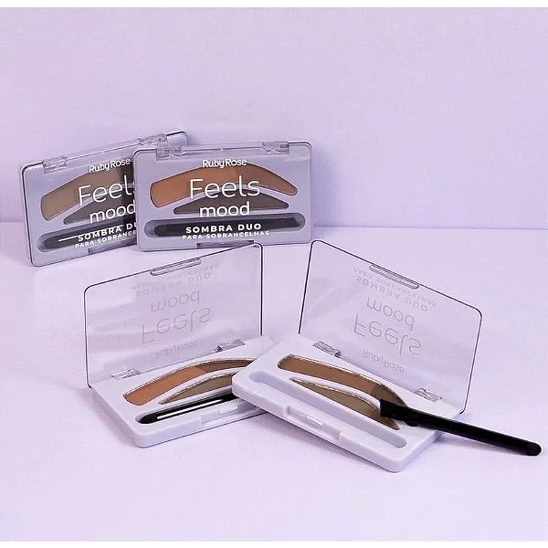 Sombra Duo Sobrancelha / Feels Mood / By Ruby Rose em Oferta na Shopee