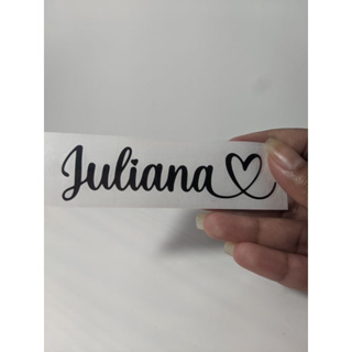 Adesivo Nome Personalizado (VÁRIAS CORES) em Oferta na Shopee