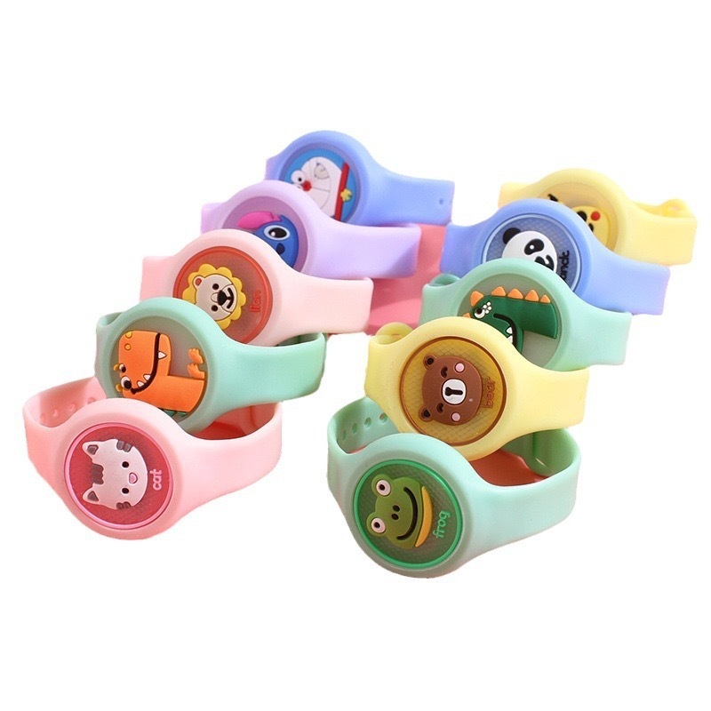 Relógio Repelente De Mosquitos Com Pulseira Luminosa Leve Para Meninas /Pulseira Infantil Anti Mosquito Repelente Citronela