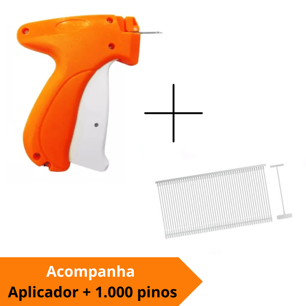 Aplicador de Tag Etiquetadora com 1000 Pinos Plásticos para Roupas e Tecidos em Oferta na Shopee