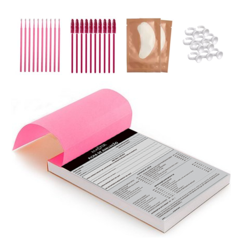 Ficha Anamnese Master 50 Folhas Extensão De Cílios E Design De Sobrancelhas em Oferta na Shopee