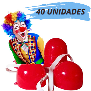 40 Unidades Nariz De Palhaço Para Aniversário Lembrancinha em Oferta na Shopee