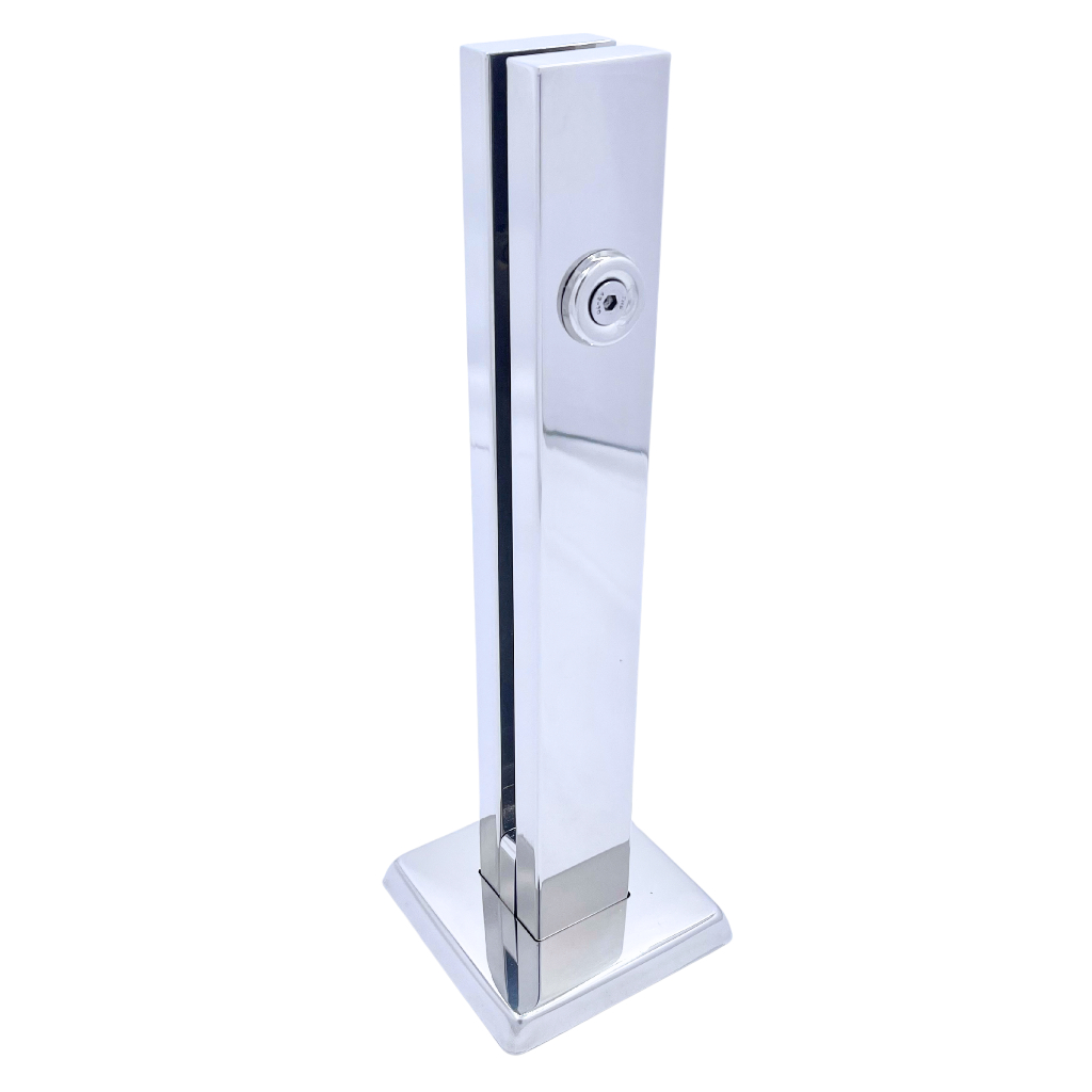 Coluna Torre Pinça Aço Inox 304 30cm Guarda Corpo