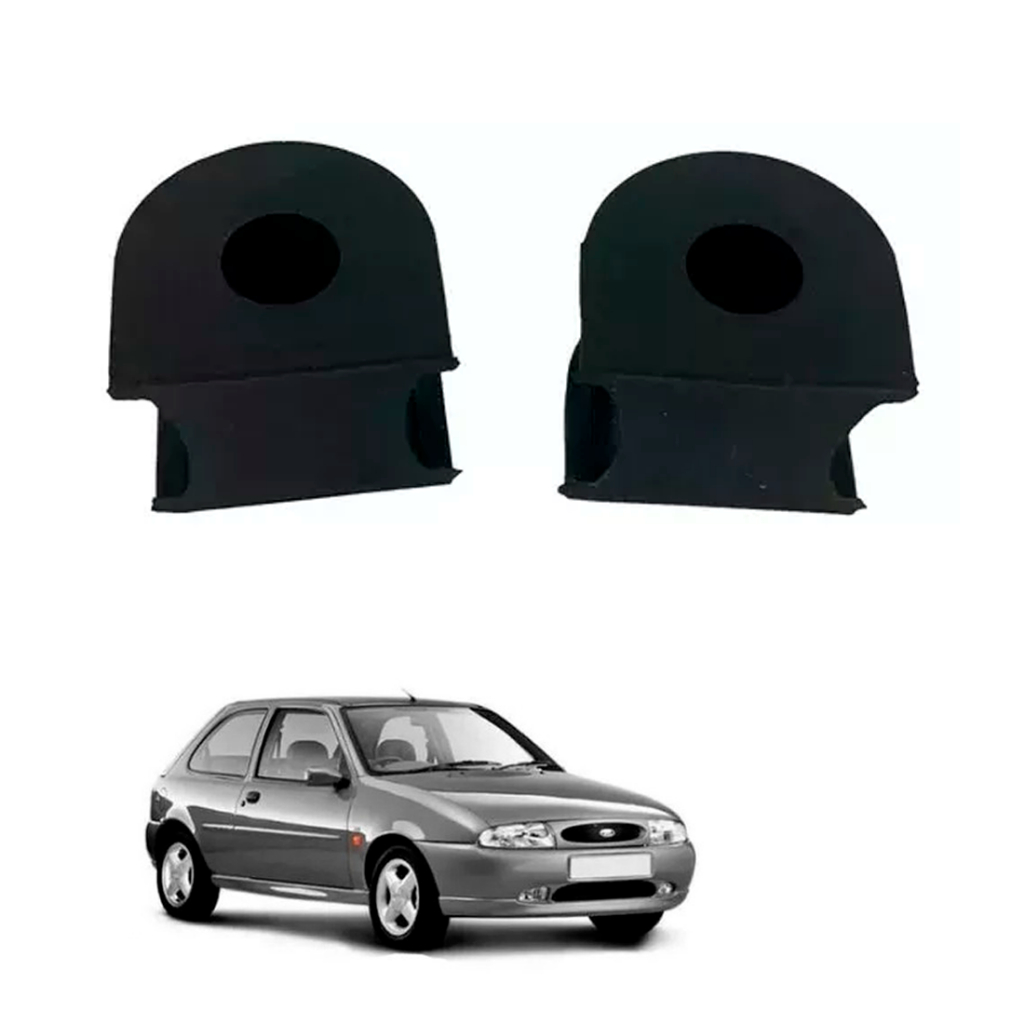 Par Bucha Barra Estabilizadora Dianteira Ford Fiesta 96/98