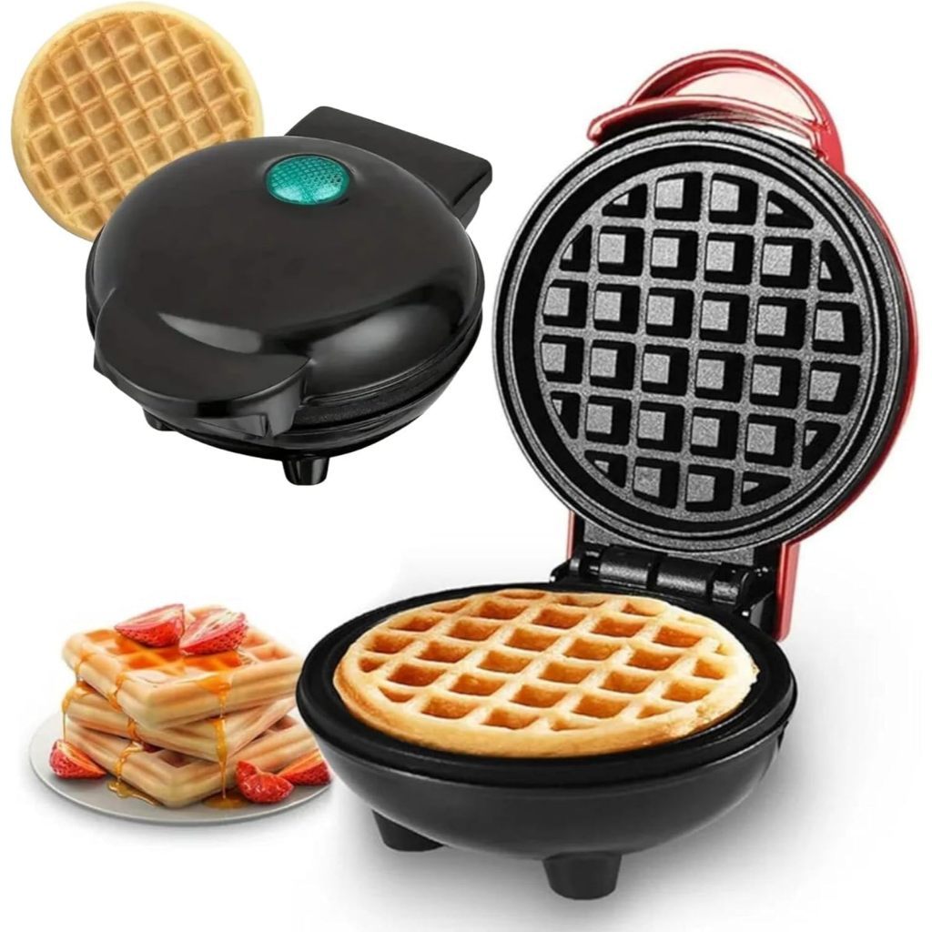 Mini Máquina De Waffles E Panquecas Elétrica E Compacta 110v inovadora qualidade MANIA