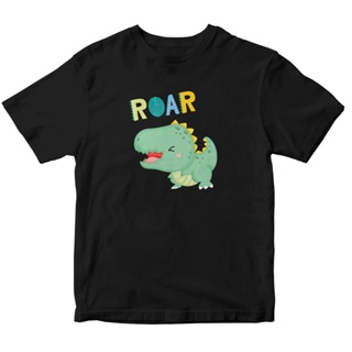 Camiseta Masculina Infantil Dinossauro Rugido 100% Algodão em Oferta na Shopee