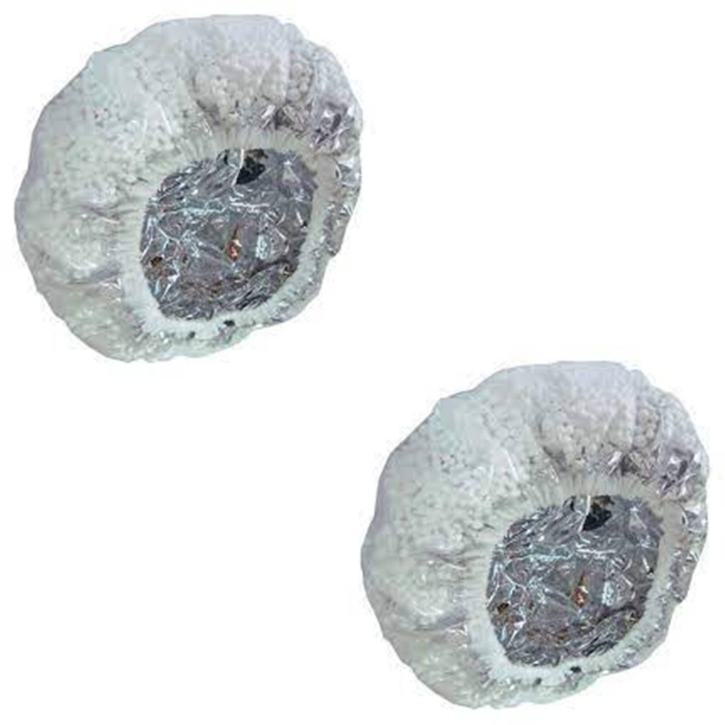 Duas Touca de Isopor Metalizada Para Hidratação em Oferta na Shopee