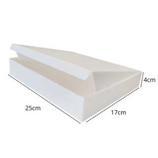 50 Caixas de Papelão 25x17x4  Branco Montável em Oferta na Shopee