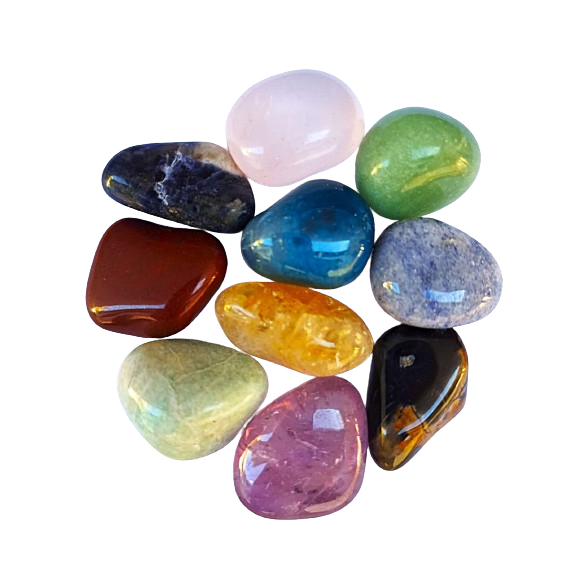 Kit com 10 Cristais - Pedras 100% Naturais de Cristal