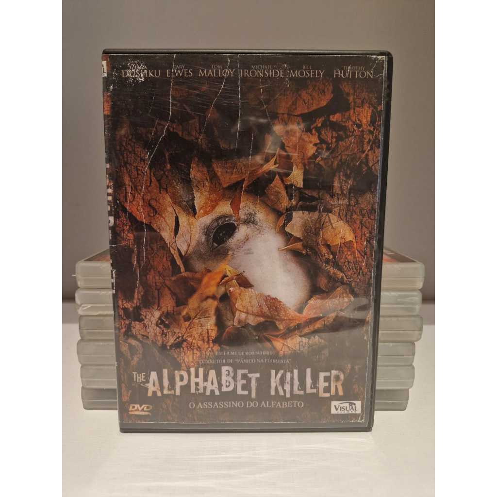 THE ALPHABET KILLER - O ASSASSINO DO ALFABETO - DVD - Original - Dublado