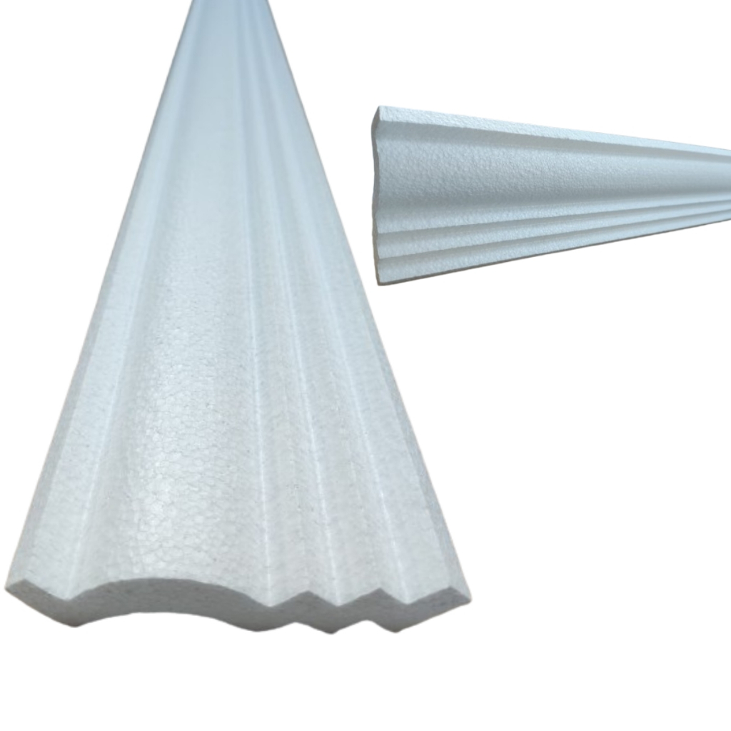 Moldura Teto Isopor Sanca Roda Forro Kit 30 Metros Promoção em Oferta na Shopee