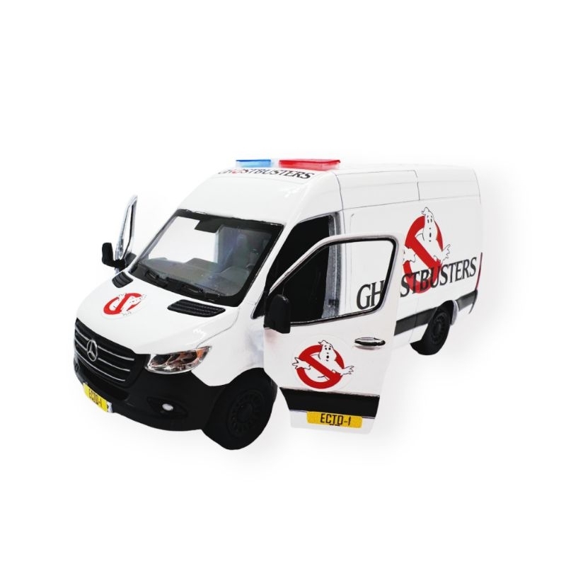 Miniatura Van Caça Fantasmas Mercedes Sprinter Ghostbusters coleção em Oferta na Shopee