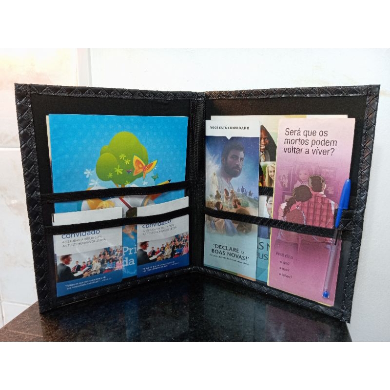 Pasta simples para campo / JW / Ministério / Pregação em Oferta na Shopee