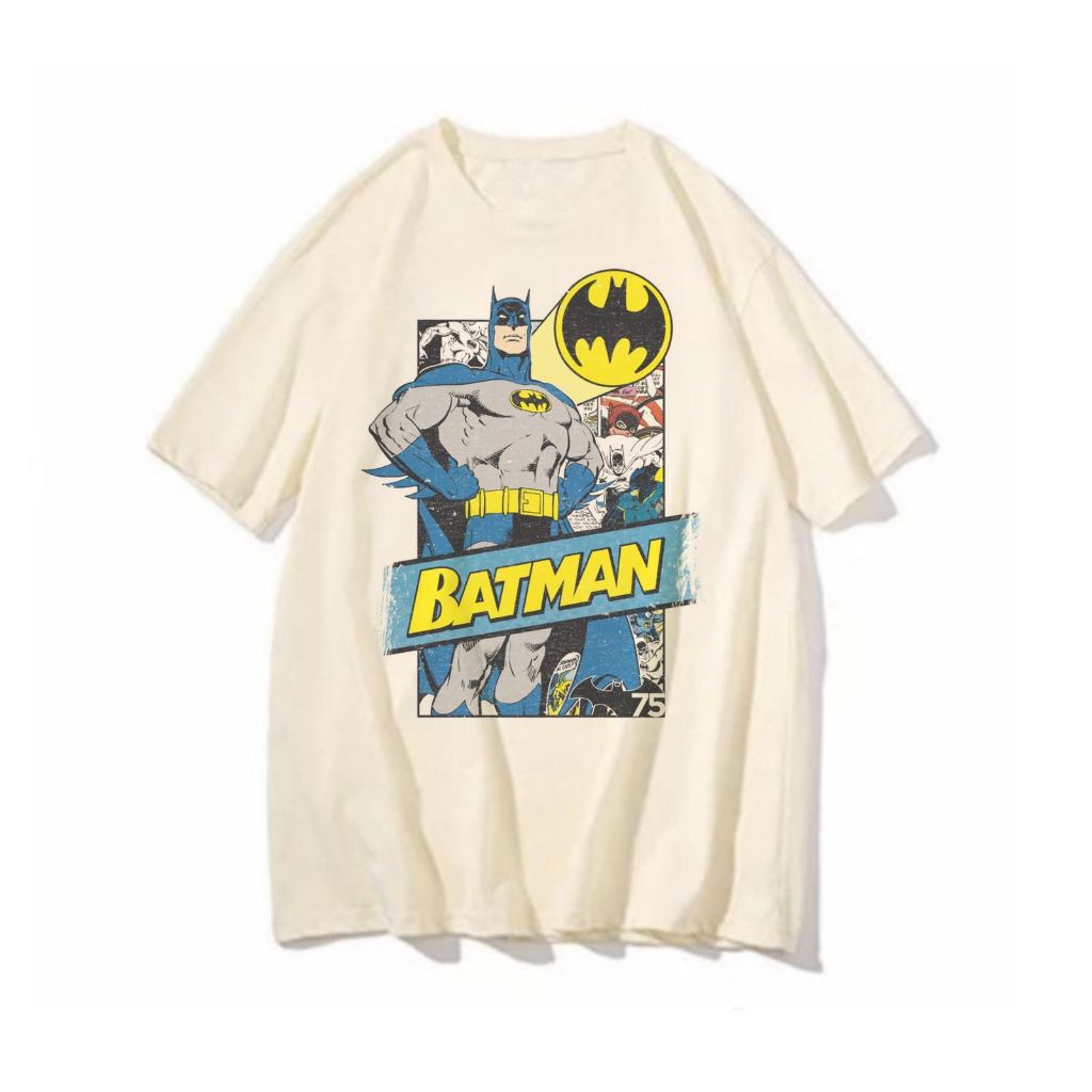 Camiseta Batman classico blusa feminina masculina estampada divertida desenhos classicos camisa estampa personagens em Oferta na Shopee