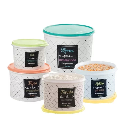 Linha Bistrô Mantimentos Tupperware