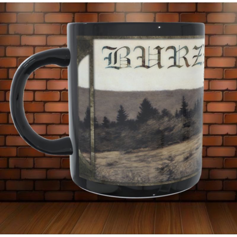 Caneca de Porcelana Preta Burzum Filosofem