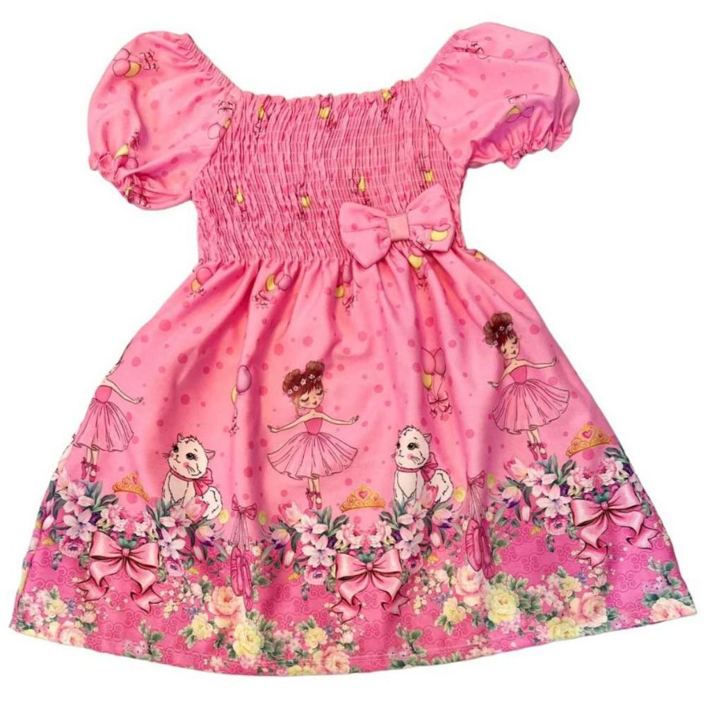 Vestido Infantil Menina Criança Passeio Festa Aniversario em Oferta na Shopee