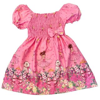 Vestido Infantil Menina Criança Passeio Festa Aniversario em Oferta na Shopee
